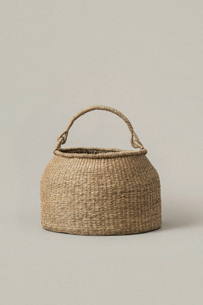 Satna Floor Seagrass Bucket Basket