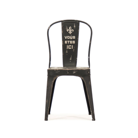Christelle Iron Chair: Iron Antique Black Home Crush