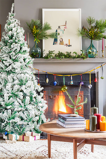 PVC Christmas Tree Snow Flocked- OPEN BOX: 7ft