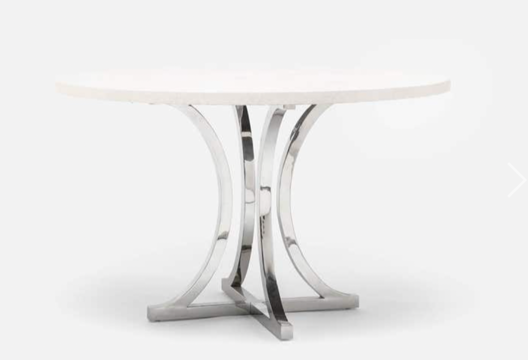Leighton 60" Oyster Dining Table