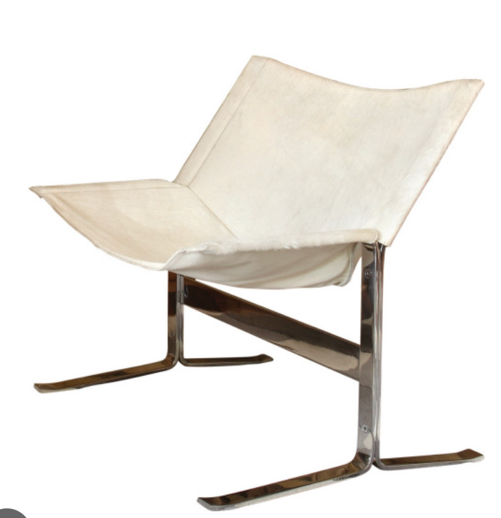 Cantilever White Chair