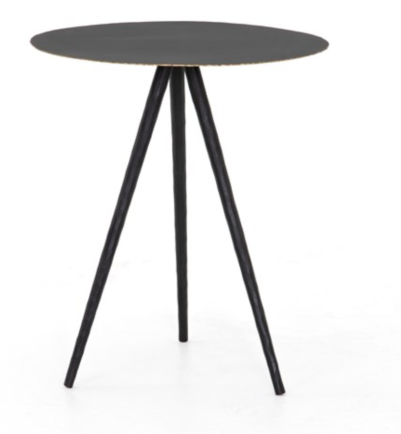 Trula End Table Rubbed Black