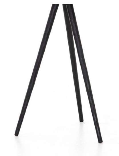 Trula End Table Rubbed Black