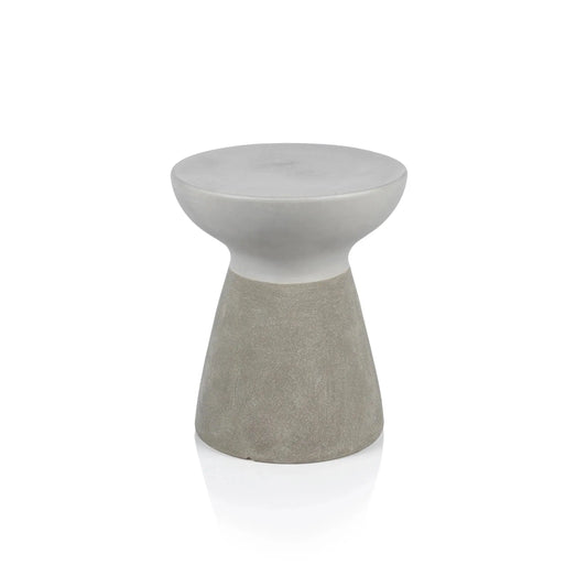 Pablo Earthenware Two Tone Stool Home Crush