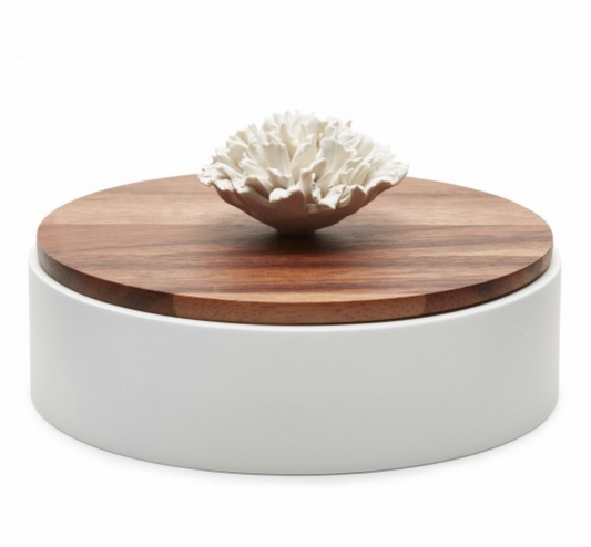 Nami Wood + Porcelain Diffuser Box- XL