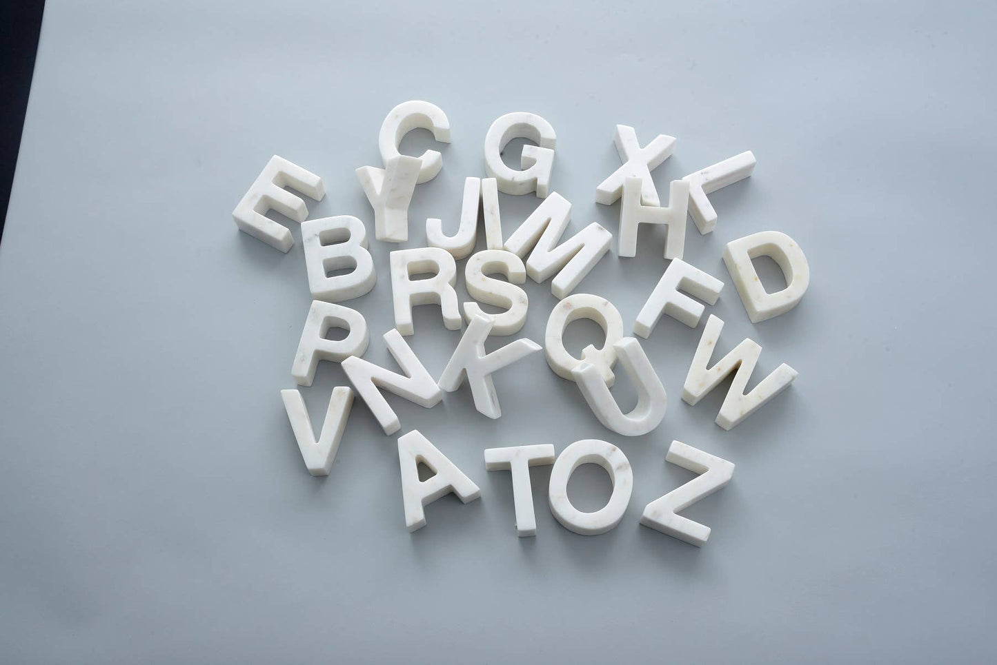 Marble Letter 26 Letters