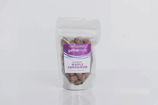 Organic Maple Cardamom Almonds Gather Nuts