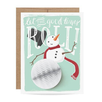 Pop-up Snowman - Holiday Card