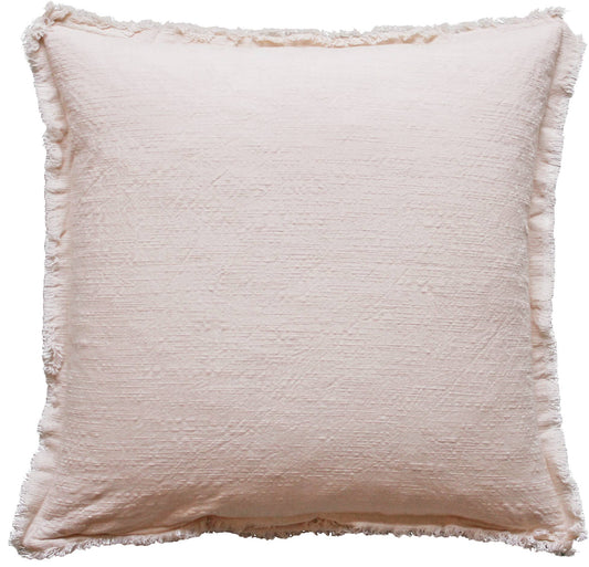 Fringe Pillow (Sham Only)- Nude