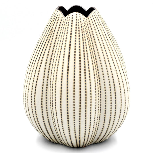 1284W23 CHAMPA S - WO 23 Porcelain bud vase