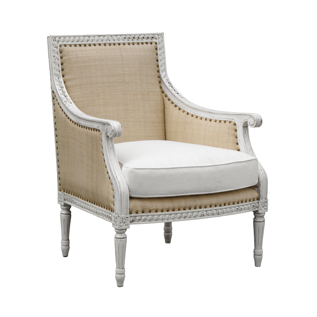 Hanna Chair White Platinum