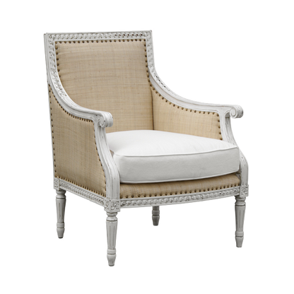 Hanna Chair White Platinum