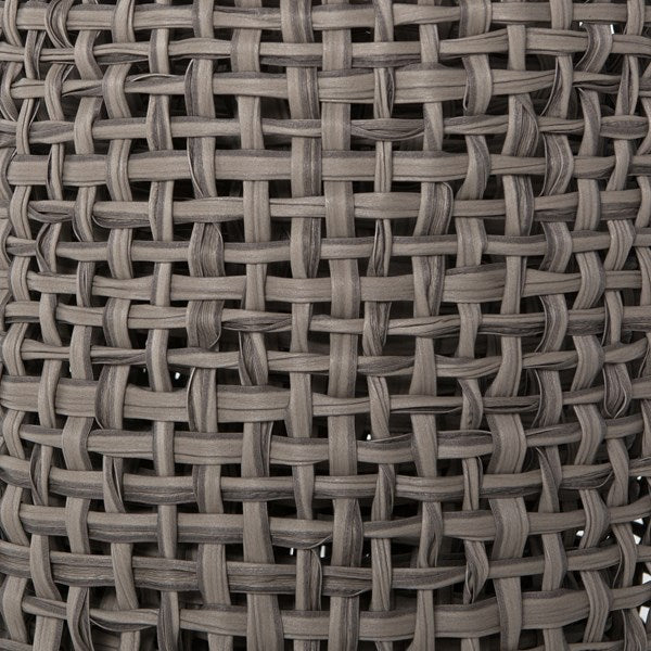 Natural Woven Gray Basket- Medium