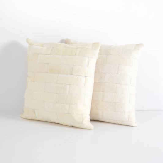Hardwin Hide Cream Pillow Individually
